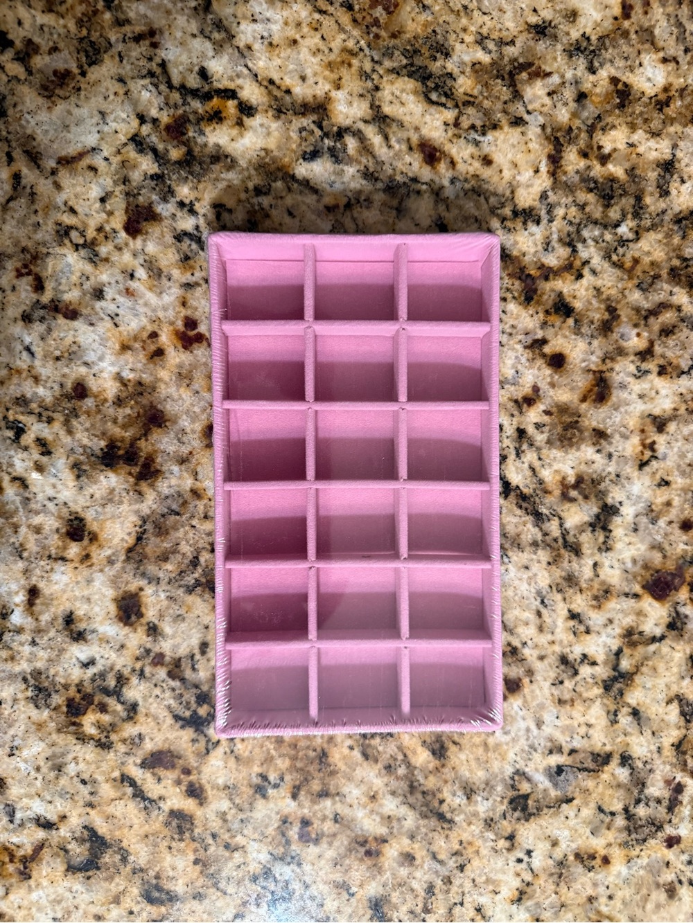 Pink 20-Compartment Jewelry and Accessory Organizer